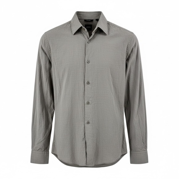 Hugo Boss Other - BOSS Hugo Boss Slim Fit Long Sleeve Button Down Shirt Gray Size S‎